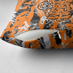 Wests Tigers Rugby Pillow Cover Graffiti Typography Urban Camo Abstract Street Style