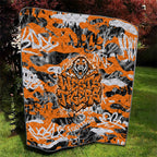 Wests Tigers Rugby Quilt Graffiti Typography Urban Camo Abstract Street Style