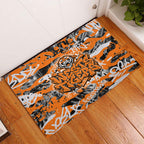 Wests Tigers Rugby Rubber Doormat Graffiti Typography Urban Camo Abstract Street Style