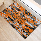 Wests Tigers Rugby Rubber Doormat Graffiti Typography Urban Camo Abstract Street Style