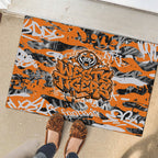 Wests Tigers Rugby Rubber Doormat Graffiti Typography Urban Camo Abstract Street Style