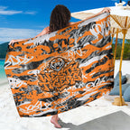 Wests Tigers Rugby Sarong Graffiti Typography Urban Camo Abstract Street Style