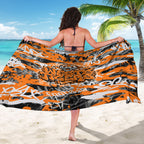 Wests Tigers Rugby Sarong Graffiti Typography Urban Camo Abstract Street Style