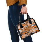 Wests Tigers Rugby Shoulder Handbag Graffiti Typography Urban Camo Abstract Street Style