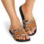 Wests Tigers Rugby Slide Sandals Graffiti Typography Urban Camo Abstract Street Style