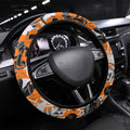 Wests Tigers Rugby Steering Wheel Cover Graffiti Typography Urban Camo Abstract Street Style