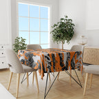 Wests Tigers Rugby Tablecloth Graffiti Typography Urban Camo Abstract Street Style