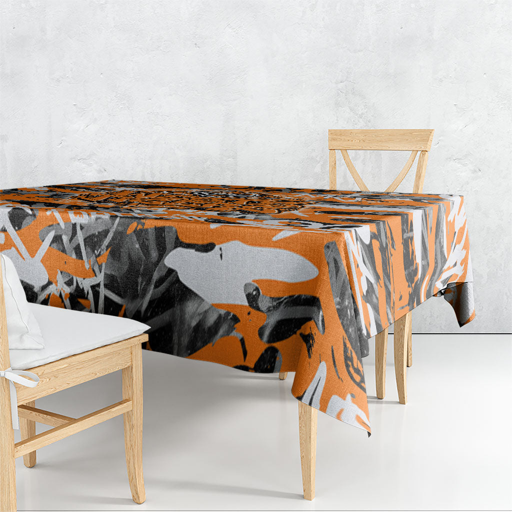 Wests Tigers Rugby Tablecloth Graffiti Typography Urban Camo Abstract Street Style