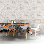 Wests Tigers Rugby Tablecloth Graffiti Typography Urban Camo Abstract Street Style