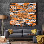 Wests Tigers Rugby Tapestry Graffiti Typography Urban Camo Abstract Street Style