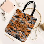 Wests Tigers Rugby Tote Bag Graffiti Typography Urban Camo Abstract Street Style