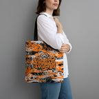 Wests Tigers Rugby Tote Bag Graffiti Typography Urban Camo Abstract Street Style