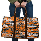 Wests Tigers Rugby Travel Bag Graffiti Typography Urban Camo Abstract Street Style