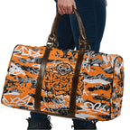 Wests Tigers Rugby Travel Bag Graffiti Typography Urban Camo Abstract Street Style