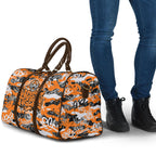 Wests Tigers Rugby Travel Bag Graffiti Typography Urban Camo Abstract Street Style