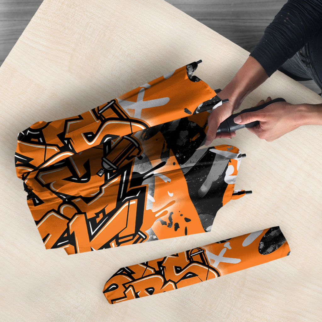 Wests Tigers Rugby Umbrella Graffiti Typography Urban Camo Abstract Street Style