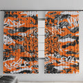 Wests Tigers Rugby Window Curtain Graffiti Typography Urban Camo Abstract Street Style