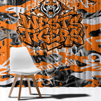 Wests Tigers Rugby Window Curtain Graffiti Typography Urban Camo Abstract Street Style