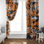 Wests Tigers Rugby Window Curtain Graffiti Typography Urban Camo Abstract Street Style