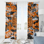 Wests Tigers Rugby Window Curtain Graffiti Typography Urban Camo Abstract Street Style