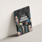 Penrith Panthers Canvas Wall Art Tropical Hibiscus Floral Pattern With Black And Grey Accents