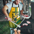 Personalized Australia Soccer Kangaroo Apron Australia Flag Athletic Mascot Boxing Kangaroo