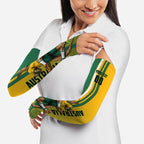 Personalized Australia Soccer Kangaroo Arm Sleeves Australia Flag Athletic Mascot Boxing Kangaroo