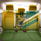 Personalized Australia Soccer Kangaroo Back Car Seat Cover Australia Flag Athletic Mascot Boxing Kangaroo