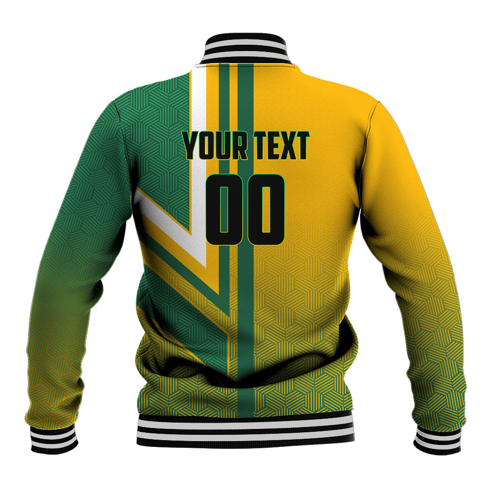 Personalized Australia Soccer Kangaroo Baseball Jacket Australia Flag Athletic Mascot Boxing Kangaroo