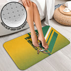 Personalized Australia Soccer Kangaroo Bathroom Set Australia Flag Athletic Mascot Boxing Kangaroo