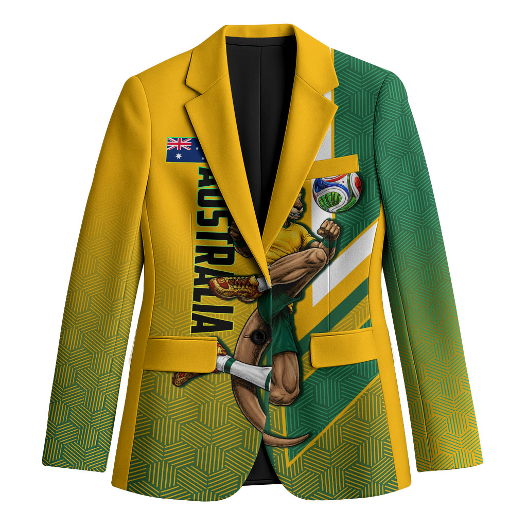 Personalized Australia Soccer Kangaroo Blazer Australia Flag Athletic Mascot Boxing Kangaroo