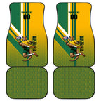 Personalized Australia Soccer Kangaroo Car Mats Australia Flag Athletic Mascot Boxing Kangaroo
