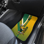 Personalized Australia Soccer Kangaroo Car Mats Australia Flag Athletic Mascot Boxing Kangaroo