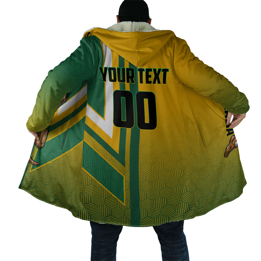 Personalized Australia Soccer Kangaroo Cloak Australia Flag Athletic Mascot Boxing Kangaroo