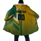 Personalized Australia Soccer Kangaroo Cloak Australia Flag Athletic Mascot Boxing Kangaroo