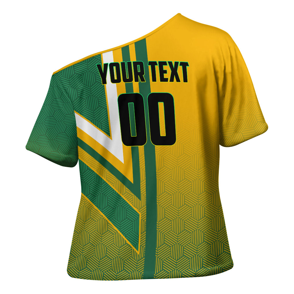 Personalized Australia Soccer Kangaroo Cross Shoulder Shirt Australia Flag Athletic Mascot Boxing Kangaroo