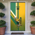 Personalized Australia Soccer Kangaroo Door Cover Australia Flag Athletic Mascot Boxing Kangaroo