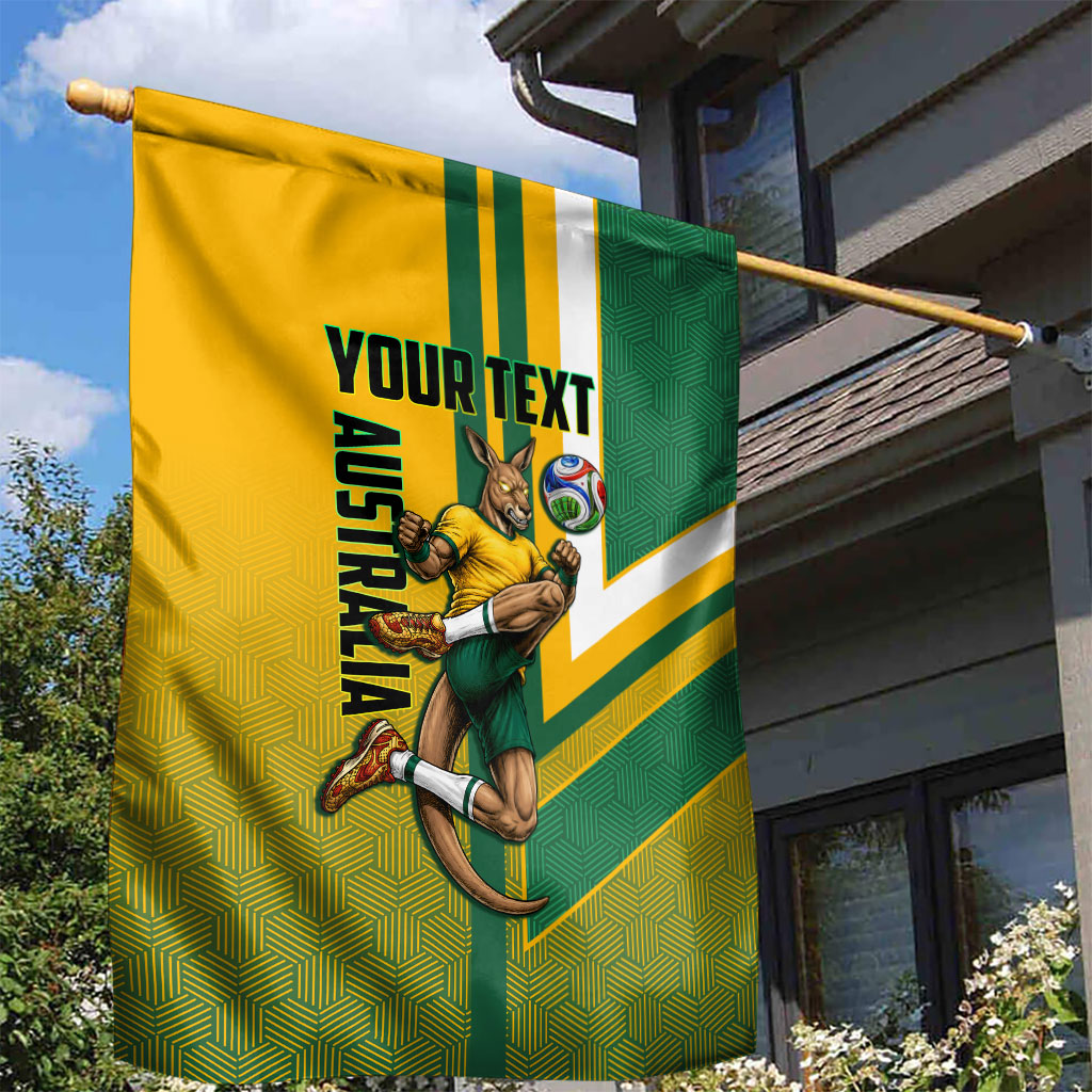 Personalized Australia Soccer Kangaroo Garden Flag Australia Flag Athletic Mascot Boxing Kangaroo