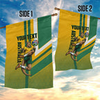 Personalized Australia Soccer Kangaroo Garden Flag Australia Flag Athletic Mascot Boxing Kangaroo