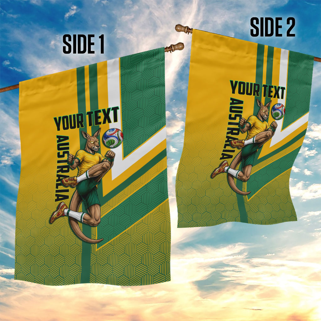 Personalized Australia Soccer Kangaroo Garden Flag Australia Flag Athletic Mascot Boxing Kangaroo