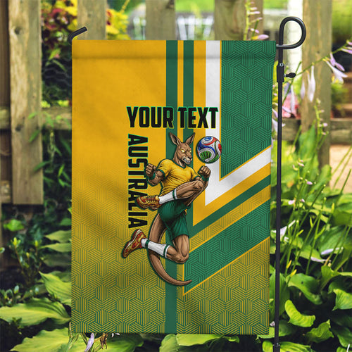 Personalized Australia Soccer Kangaroo Garden Flag Australia Flag Athletic Mascot Boxing Kangaroo