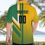 Personalized Australia Soccer Kangaroo Hawaiian Shirt Australia Flag Athletic Mascot Boxing Kangaroo