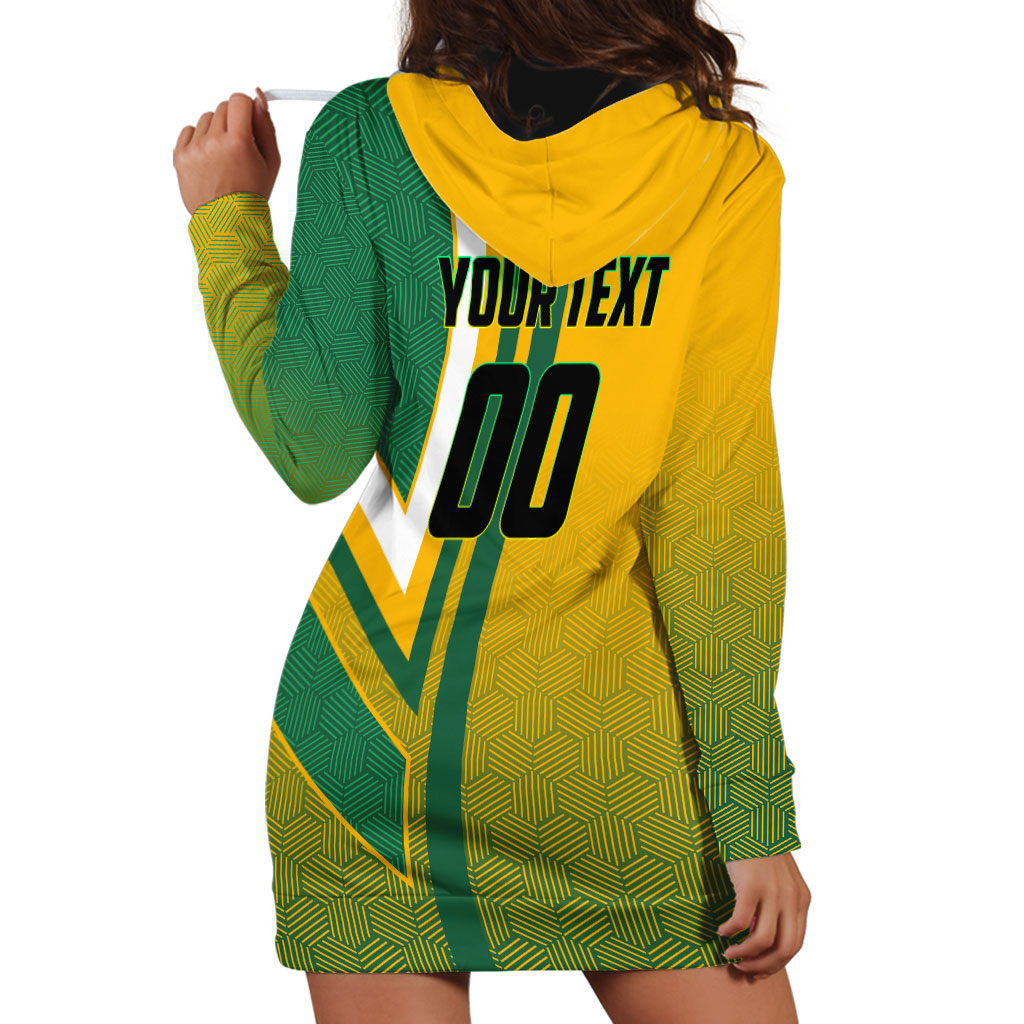Personalized Australia Soccer Kangaroo Hoodie Dress Australia Flag Athletic Mascot Boxing Kangaroo