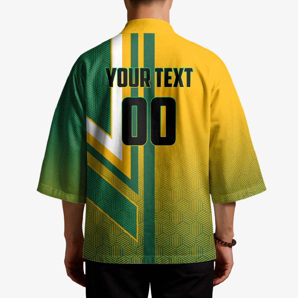 Personalized Australia Soccer Kangaroo Kimono Australia Flag Athletic Mascot Boxing Kangaroo