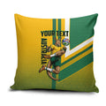 Personalized Australia Soccer Kangaroo Pillow Cover Australia Flag Athletic Mascot Boxing Kangaroo