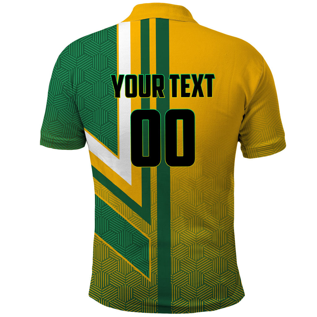 Personalized Australia Soccer Kangaroo Polo Shirt Australia Flag Athletic Mascot Boxing Kangaroo