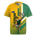 Personalized Australia Soccer Kangaroo Rugby Jersey Australia Flag Athletic Mascot Boxing Kangaroo