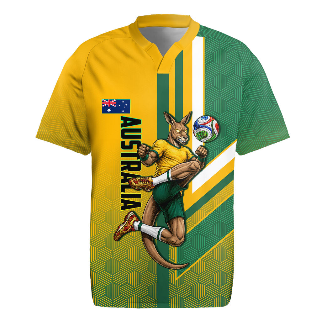 Personalized Australia Soccer Kangaroo Rugby Jersey Australia Flag Athletic Mascot Boxing Kangaroo