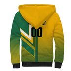 Personalized Australia Soccer Kangaroo Sherpa Hoodie Australia Flag Athletic Mascot Boxing Kangaroo