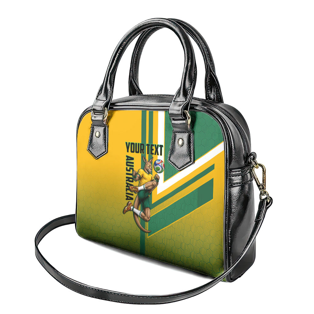 Personalized Australia Soccer Kangaroo Shoulder Handbag Australia Flag Athletic Mascot Boxing Kangaroo